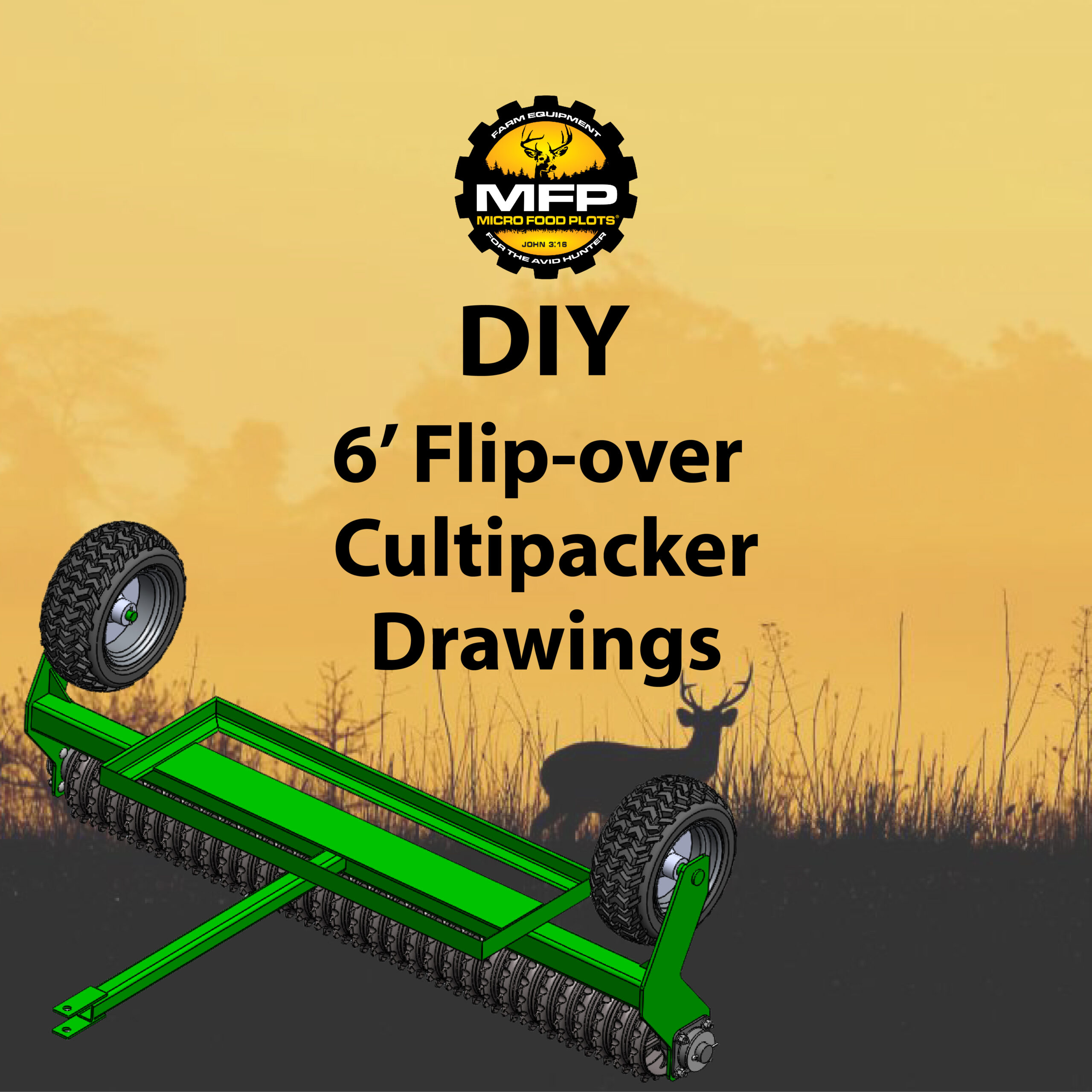 spreken wedstrijd Gevoel van schuld DIY 6 Foot Flip Over Cultipacker Drawings | Micro Food Plots